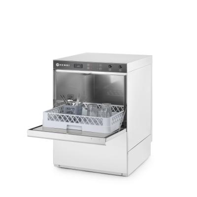 Myčka nádobí K50, HENDI, Budget Line, s dávkovačem mycího prostředku i vypouštěcím čerpadlem, 230V/3600W, 600x570x(H)830mm…